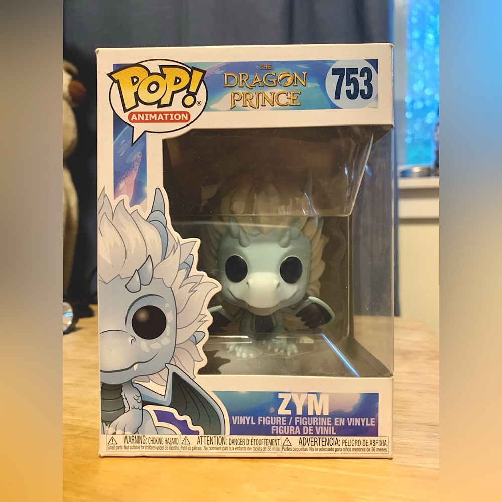 Zym Funko Pop The Dragon Prince 753, Good Condition NWT